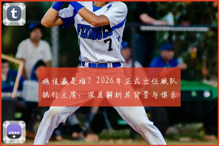 施佳瀛是谁？2026年正式出任狼队执行主席，深度解析其背景与俱乐部未来走向